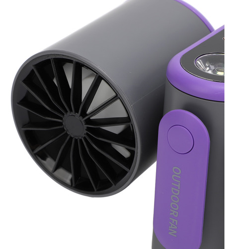 Ventilador Portátil De Doble Cabezal, Cintura, 3 Velocidades