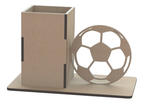 Lapicero  Pelota  - Mdf / Fibrofacil 3mm.  X 10 Unidades