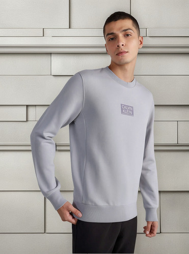 Polerón Gloss Gris Calvin Klein