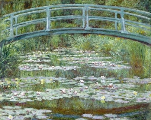 Lienzo Tela Canvas  Claude Monet Puente Japonés   90x112cm