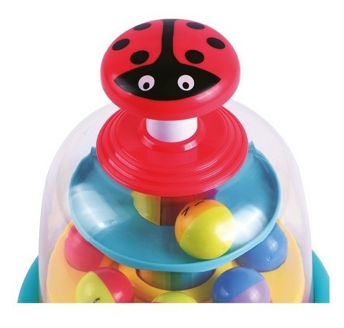 Imagen 4 de 6 de Juego Spin Ball Torbellino De Pelotitas Ok Baby Para Bebe Color Multicolor