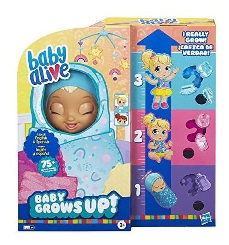 Muñeca Baby Alive, Crece Y Habla Con 8 Accesorios 