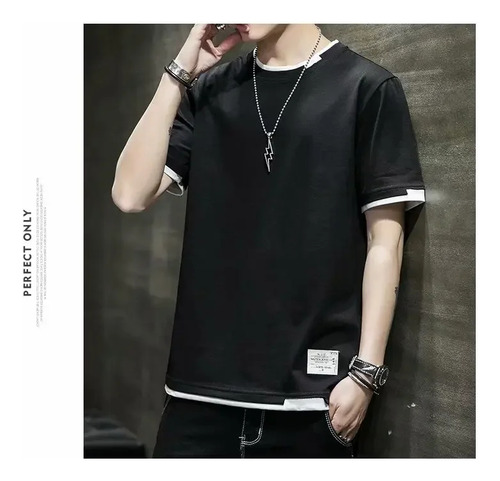 Camiseta Sin Mangas De Dos Piezas A Rayas Para Hombre