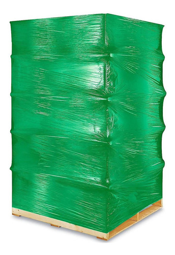 Película Elástica Verde - Cast, Cal. 80, 51cmx1829m-6 Rollos