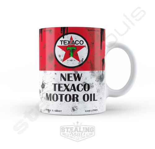 Taza De Porcelana Fierrera - Texaco | Oil - Aceite