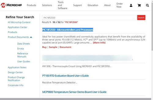 Pic 18f2550 100% Originales Pic18f2550 Microchip 