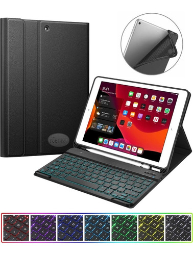 Case Teclado iPad 8 10.2 Air 3 Pro 10.5 Inalámbrico Español