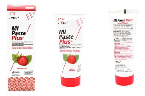 Pasta Con Flúor Para Prevenir Caries Fresa