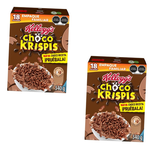 Cereal Kellogg's Choco Krispis 540g 2pzas