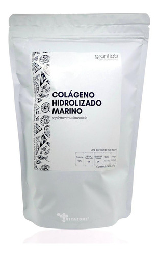 Colágeno Hidrolizado Marino Sin Sabor 300 Grs Grantlab