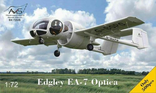 Avis Av72 -1 72 Edgley Ea-7 Optica Plastic Model Kit