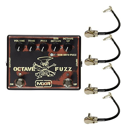 Pedal De Efectos Mxr Sf01 Slash Octave Fuzz + Cables Patch