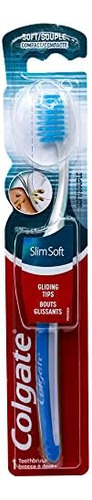 Cepillo De Dientes Colgate Slim Soft, Puntas Deslizantes, Co