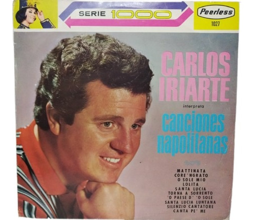 Carlos Iriarte (2)  Carlos Iriarte Interpreta Canciones,lp