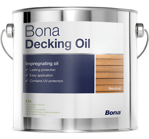 Bona Decking Oil Neutral 2,5l - Protección Exterior