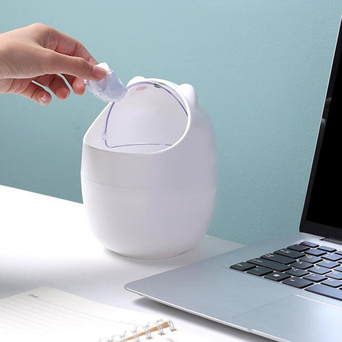 6 Mini Bote De Basura De Escritorio: Solución De 6 Piezas