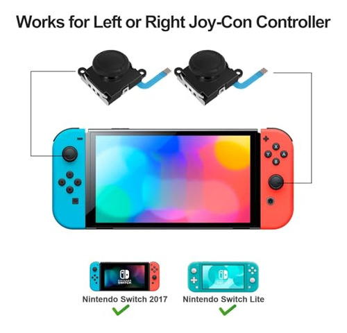 Juego De 4 Piezas Joy-con Joystick Reemplazo Para Switch Y L