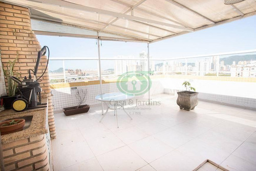 Imagem 14 de 16 de Cobertura À Venda, 90 M² Por R$ 585.000,00 - Estuário - Santos/sp - Co0226