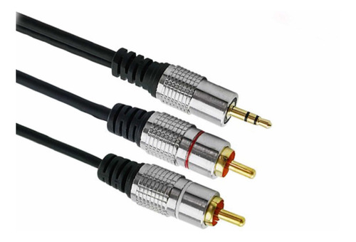Cabo Auxiliar P2 Estereo X 2rca Blindado Profissional 2m