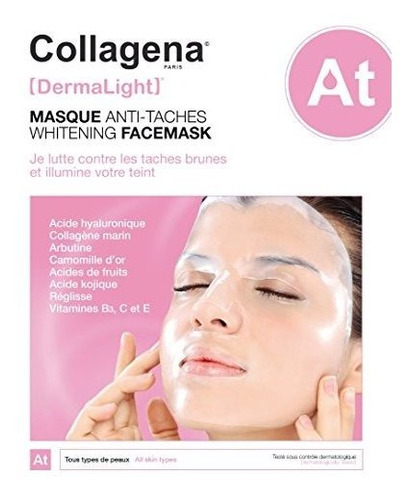 Imagen 1 de 2 de Collagena Whitening Facemask (dermalight) - Paquete De 5 Más