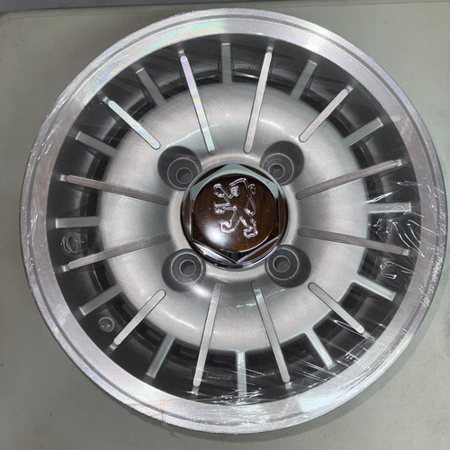 Llanta Original Aleacion Peugeot 504 Gama R14 C/centro! Gris