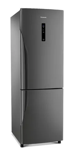 Geladeira Bb41pv1t Titânio 397l Frostfree Inverter Panasonic Cor Cinza-escuro