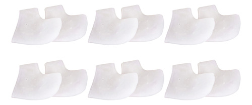 Almohadillas De Talón De Gel Transpirables, 6 Pares