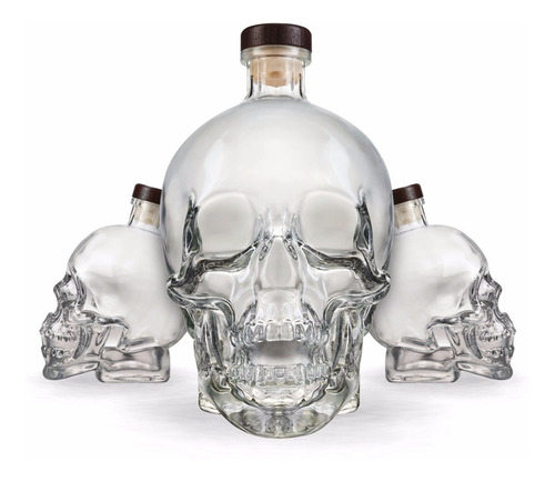 Imagen 2 de 10 de Vodka Crystal Head 1750ml Botellon En Estuche