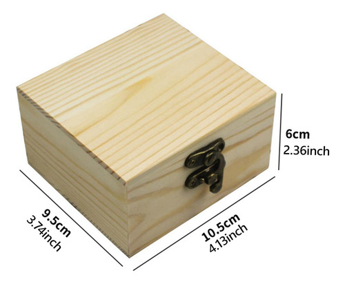Joyero De Madera Caja De Madera Simple Estuche Para Joyas