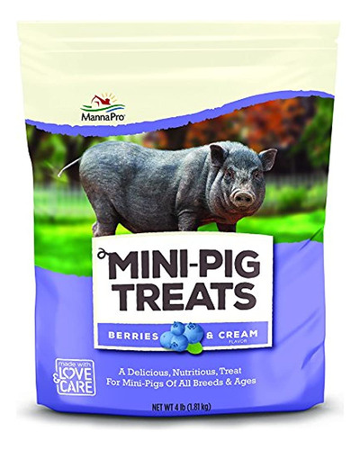 Manna Pro Mini Pig Treats Berry Y Cream 4 Lb