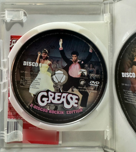 Dvd Grease Nos Tempos Da Brilhantina - Jaqueta - Gift Set