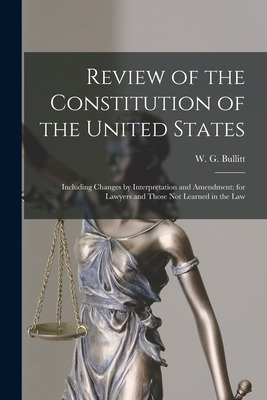Libro Review Of The Constitution Of The United States: In...