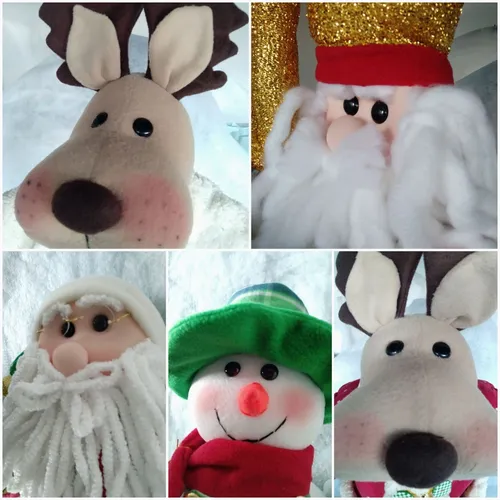 Muñecos de navidad parados sale