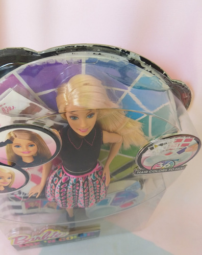Barbie Mix 'n Color,estudio De Colores, 36 Pz Para Decorar (Usado)