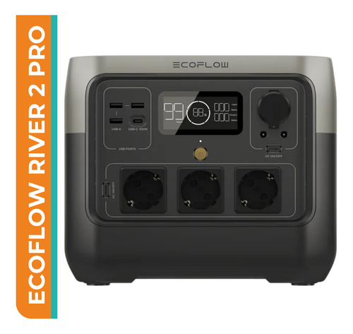 Estacion Energia 800w Starlink Generador Solar Ecoflow River