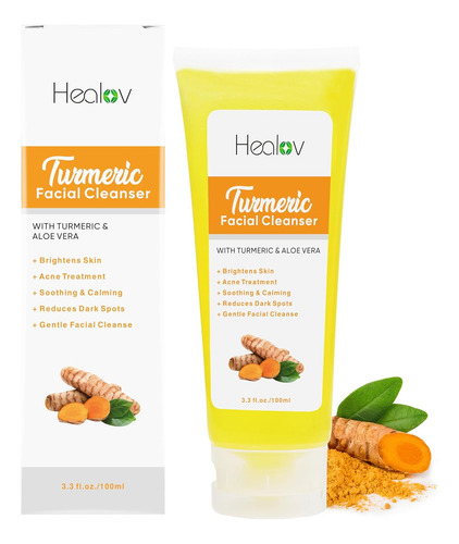 Jabón Facial Con Cúrcuma, Jabón Líquido Con Cúrcuma Para Pie