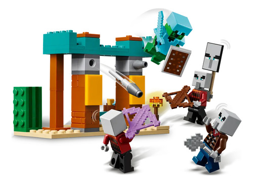 Lego Minecraft 21267 Caballero Cactus 105 Piezas 105 Desierto De Los Illianos