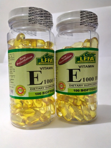 Vitamina E 1000 Iu Dos Frascos - Unidad a $3