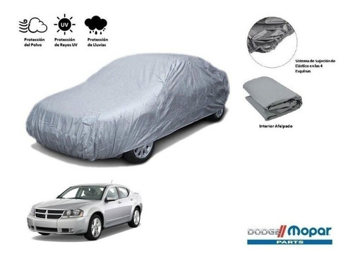 Cubierta Funda  Auto Afelpada Dodge Avenger 2.7l 2011 Msi