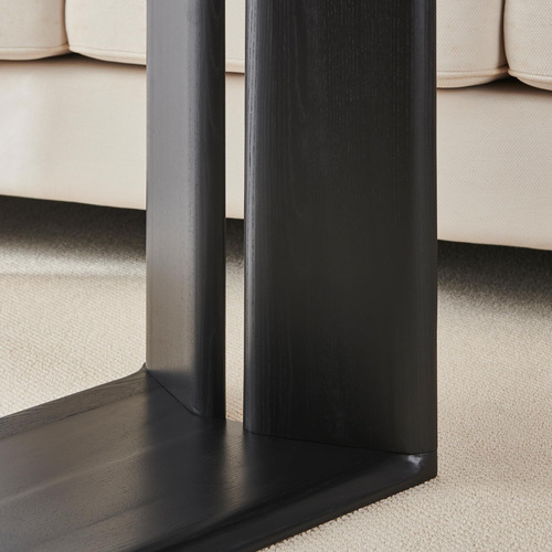 Cozymatic Mika Mesa Auxiliar En Forma De C Mesa Auxiliar Negro
