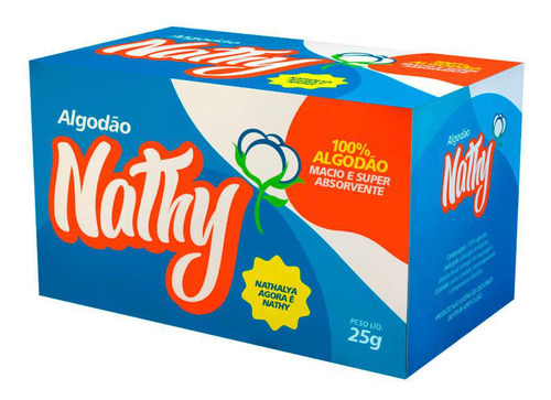 Nathy Algodão Kit De 10 Caixinhas Com 25g