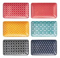 Comprar Platos De Postres Dowan 85 Platos De Cerámica Coloridos, La