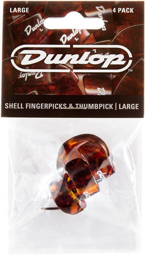 Dunlop 9020tp Dedales De Plástico, Grandes, Paquete De 4
