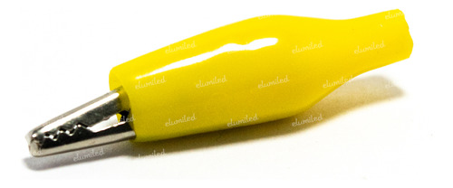 Pinza Cocodrilo Chica Amarillo (37mm) X10 Unidades