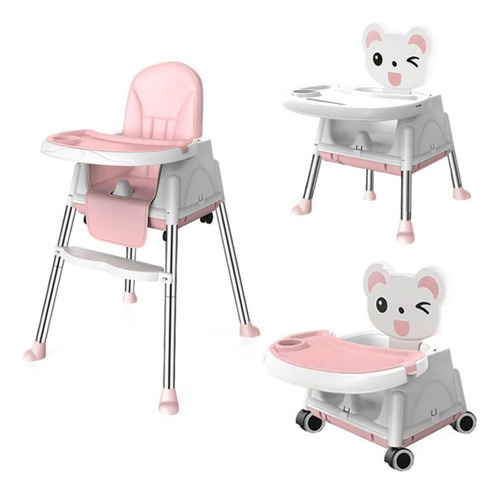 Silla De Bebé Comer Portátil Con Ruedaskinder L