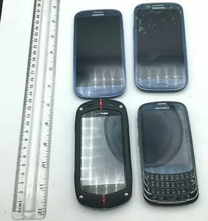 Cell Phone Lot Of 4 Samsung Galaxy Iii, Verizon Gzone, S Aac