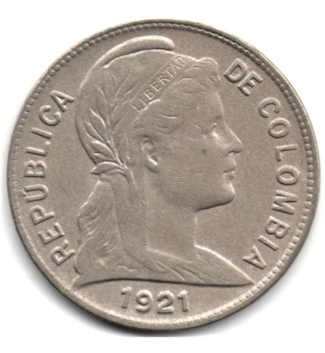 Colombia 2 Centavos 1921