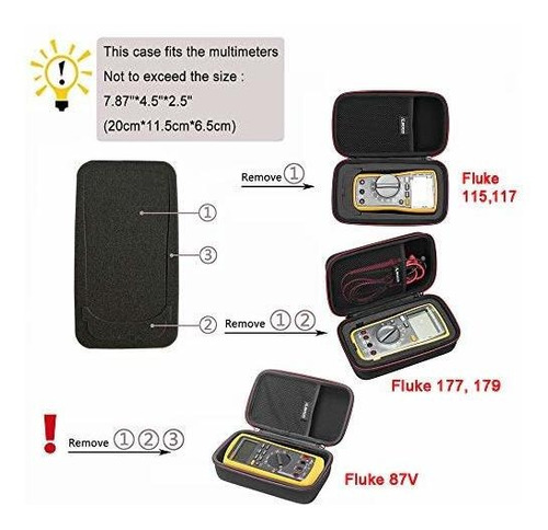 Herramienta Maletin Transporte Multimetro Digital