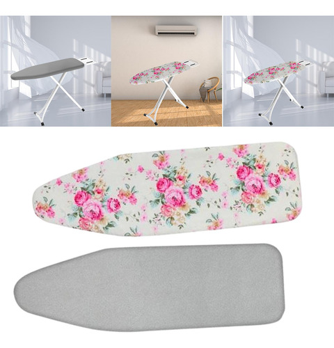 Tabla De Planchar Elástica De 2 Piezas, Funda Acolchada,