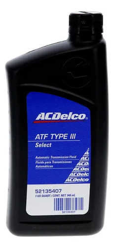 Aceite Caja Aut Atf Iii Cuarto Acdelco 52135407